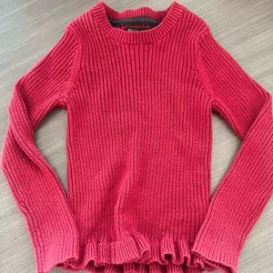 Red glitter sweater